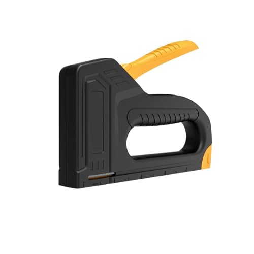 LPXDS Pneumatic Staple Gun,Oil-Free Pneumatic Staple Gun Guns for Wood Light Duty Home Use Manual Staplers Upholstery Nail Gun with 1200 Staples Home Decor Carpentry Tools