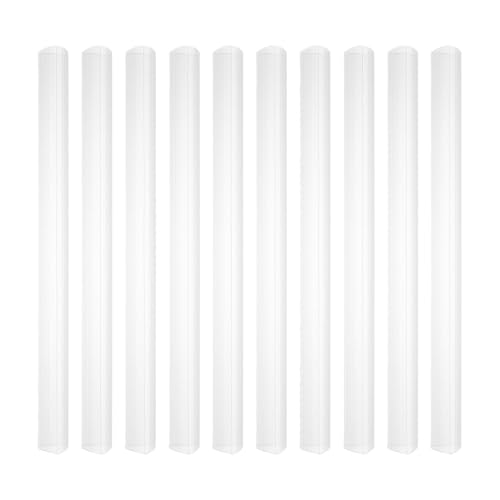60Pcs A4 Plastic Binding Bars 23mm Spine Slide Grip Clamps for Reports School Office Documents