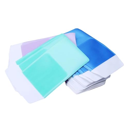 Pocket Protector 60pcs Waterproof PVC Nurse Doctor Office Pocket Pen Bag Protector Pouch Organizer For Shirts Pants Lab Coats Nurses(Green)