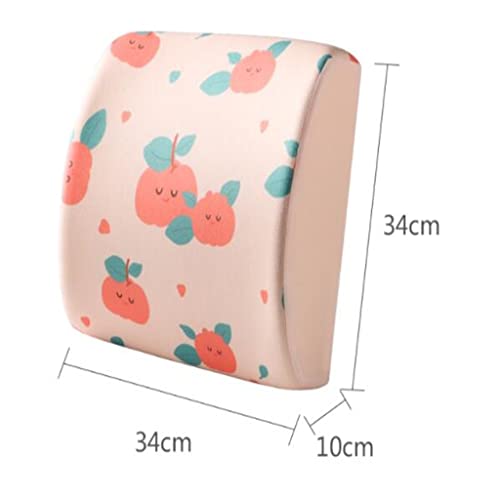 UOHLCX Integrated Back Cushion Office Seat Lumbar Chair Waist Support