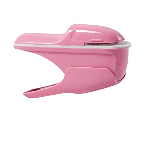 MENGKK Office Tape Dispensers Safe Binding Stapler Stapleless Stapler Stapling Machine Binding Stationery Supplies Bind 7sheets Paper(Pink)