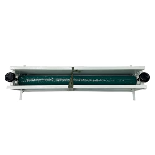 WYDDDARY 29.5Inch White All Metal Frame Manual Cold Laminator Desktop Cold Mounting Machine with Platform and Regulating Bracket for Photo Paper Film Lamination