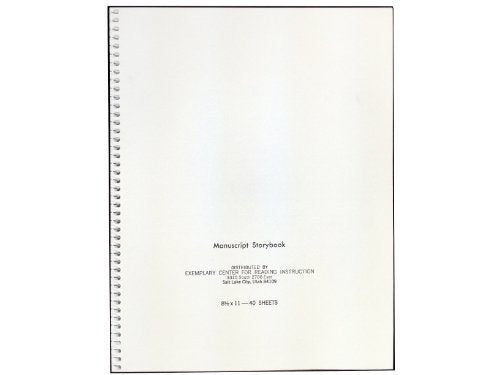 ECRI Storybook Notebook Spiral Bound 11 X 8-1/2 Manuscript Lined Box of 72