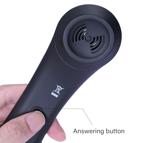 Retro Phone Handset, 2026 New Handset for Type-C Telephone Tyle Landline Handle Receiver, Plug & Talk for Cell Mobile Video Conferences, Calls, Meetings