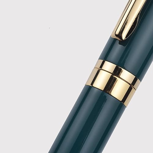 EYPKPL delicate Nib Pen Classic Fountain Pen Metal Smooth Writing Pen Smooth Writing Calligraphy Pen Office Supplies Boxed Gift Pens portable