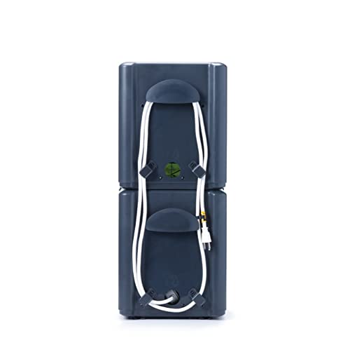 Copernicus Premium Tech Tub2 10-Device Lockable Classroom Charging Station Box with 10 Port USB A for iPads, Chromebooks, or Tablets, Green/Black