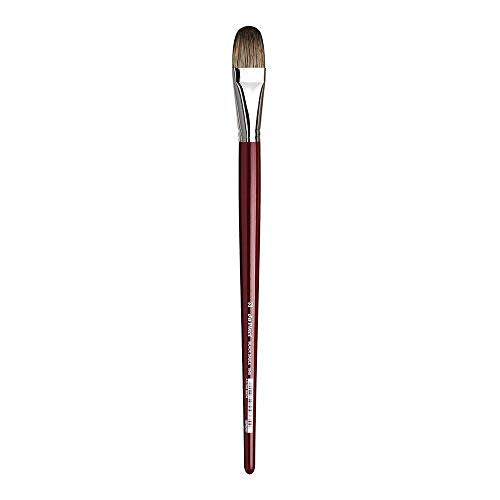 da Vinci Oil & Acrylic Series 1845 Oil Paint Brush, Filbert Russian Black Sable, Size 22