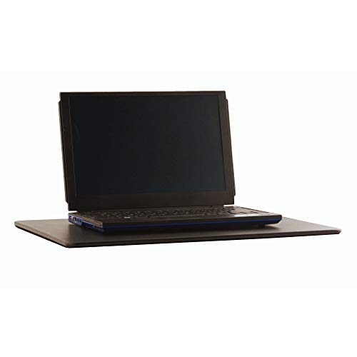 Dacasso "Black Leather 17"" x 14"" Lap Desk", 17 x 14 x 0.25 (P1052)