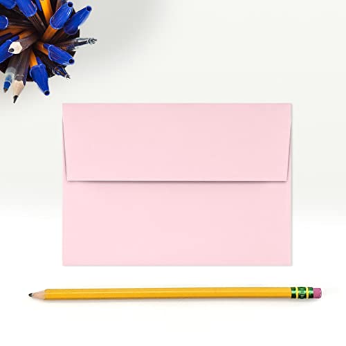 LUXPaper 4Bar A1 Invitation Envelopes | Peel & Press | 3 5/8" x 5 1/8" | Candy Pink | 80lb. Text | 1,000 Qty