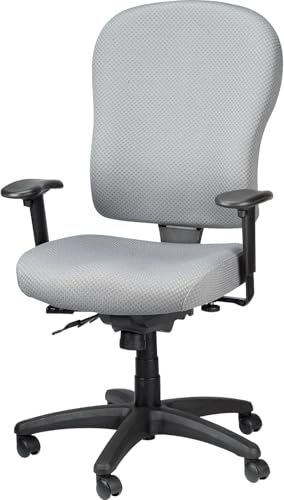 Tempur-Pedic TP4000C Ergonomic Fabric Swivel Task Chair with Tempur Material, Cooling Gel Layer, Grey