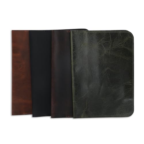 CestAntiQ Leather Journal Cover A5 5.75 x 8.25, Brown