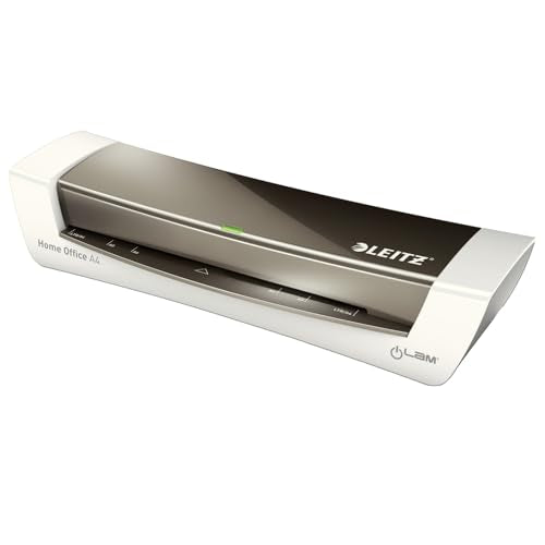 Leitz iLAM Thermal Laminator, 9.5" Laminating Machine, Use with 3 Mil and 5 Mil, Fully Heats in 3 Minutes, Home Office (WSM301040)