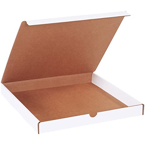 BOX USA BML12121 Literature Mailers, 12" x 12" x 1 1/4", White (Pack of 50)
