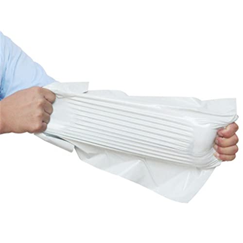EVANEM White Courier Bag Express Envelope Storage Bags, for Mailing Bags Self Adhesive Seal PE Plastic Pouch Packaging 50pcs(50x60cm 50pcs)
