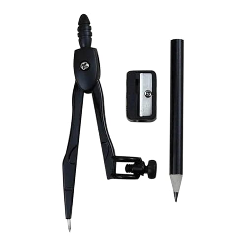 MENGKK Drafting Compasses Compass Geometry Set Pen Compass Writing Drawing Tools School Office Stationery
