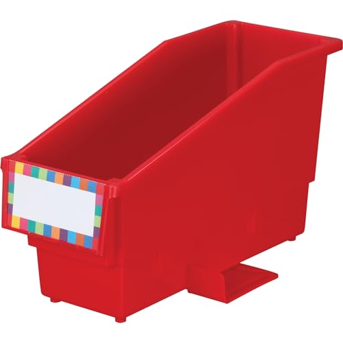 Really Good Stuff Non-Tip Book & Binder Holders with Stabilizer Wings