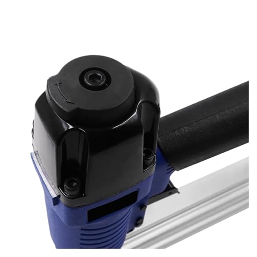Oil-Free Pneumatic Staple Gun Heavy-Duty Stapler 18 Gauge Pneumatic Construction Stapler F50B for Upholstery Furniture Woodworking Tool
