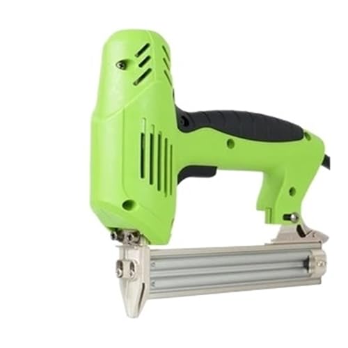Oil-Free Pneumatic Staple Gun 220V Furniture Stapler Framing Tacker Hand Tool Electric Nail Gun Nailing Stapler Shooter Stapler Gun Woodworking Tools