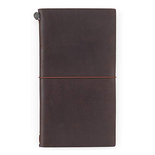 DESIGNPHIL 13715006 Traveler's Notebook, Regular Size, Limited Size, Card Included, Brown