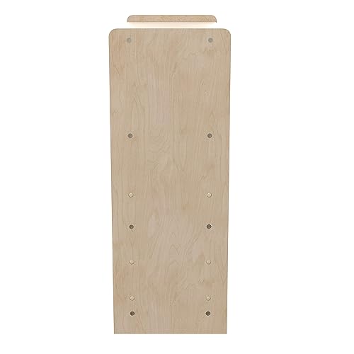 Classroom Essentials Commercial Grade 8 Section Modular Wooden Classroom Open Storage Unit, Safe, Kid Friendly Design, Natural