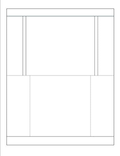 Print-Ready CD Liner & Insert, 2 Parts (5-3/8" x 4-5/8", 4-3/4" x 4-3/4"), Die-Cut on 8-1/2" x 11" White 65lb Cover Paper (Assembly Required) - 250 Sheets (250 Liners & Inserts)