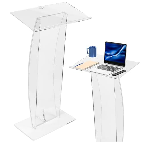 VIVO Acrylic 46 in High Podium Stand, Stand-PDMA