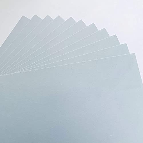 Matsumoto 洋紙 Shop rachin, NT School cma-116g/Square Meter A4 Size: 1000 Sheets , lightblue