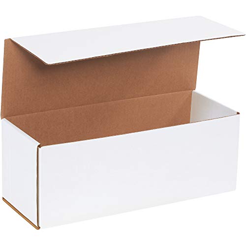 BOX USA BM1666 Corrugated Mailers, 16" x 6" x 6", White (Pack of 50)