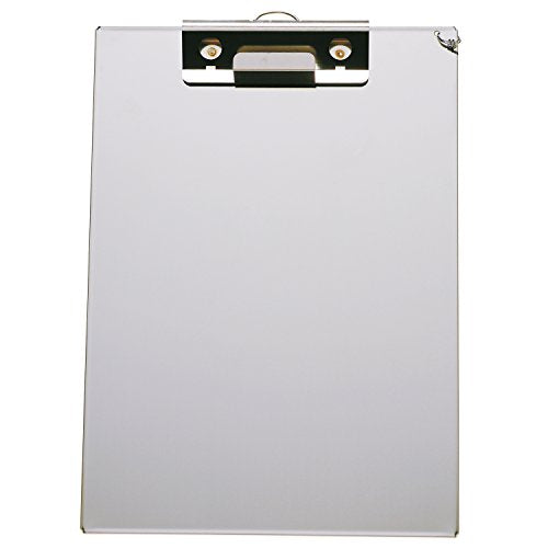 Kaneta Shokai SCB-A4 Unbreakable All Stainless Steel Clipboard, Vertical