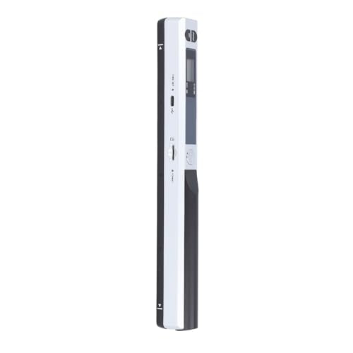 Jelquix Portable Scanner, 900 DPI Handheld Document & Photo Scanner, Small USB Scanning Wand with PDF JPG Format & 32GB Memory Card Support, Ideal for A4 Documents & Image (Silver)