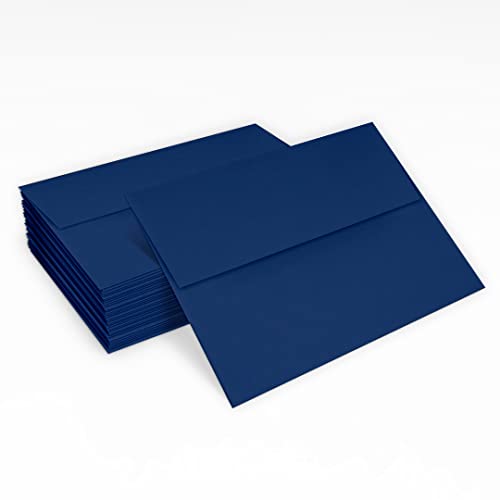 LUXPaper A2 Invitation Envelopes | Peel & Press | 4 3/8" x 5 3/4" | Navy Blue | 80lb. Text | 250 Qty