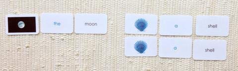 Grammar/Function of Words Card Activities (Montessori)