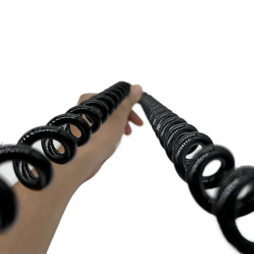 5 Core Coiled Curly Mains Flex Cable 2.5M Extended Spring Cord