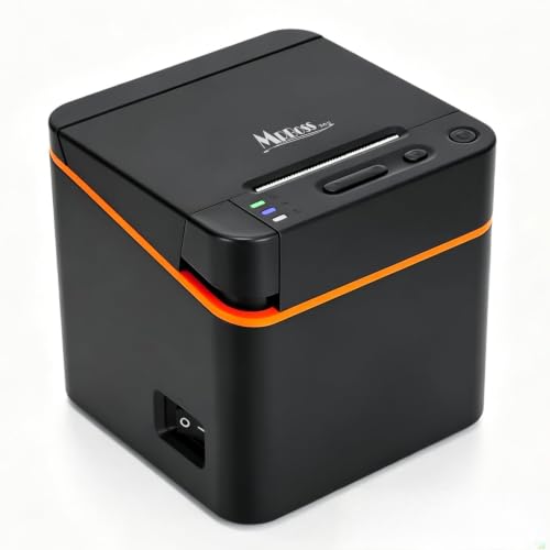 MR.BOSS 2" 1/4 Cloud Thermal Receipt Printer for iOS Sharepay iPOS Software Cash Register Printer iPad iPhone WiFi USB Bluetooth Connection for Supermarket Restaurant Retail