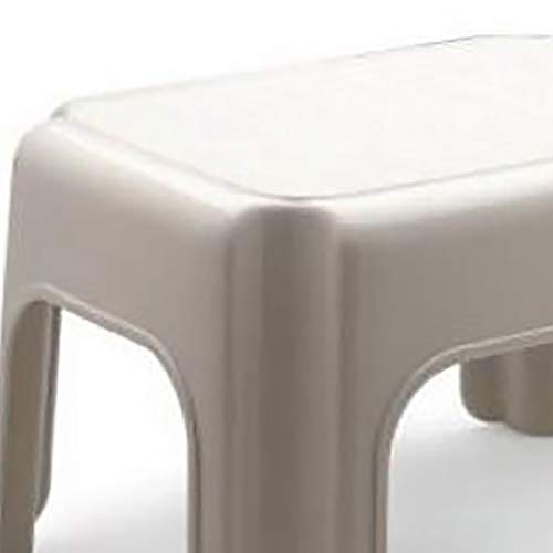 Rubbermaid Roughneck Plastic Step Stool, 300 lb Capacity, Bisque, 2-Pack