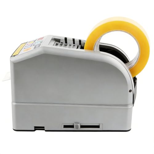 Electric Fixed Length Tape Dispenser, Upgraded Feed Roller Design for Various Adhesive Tapes, Accept Roll Outer Diameter Up to 11.8 Inch, Comes with Full Set Power Cord