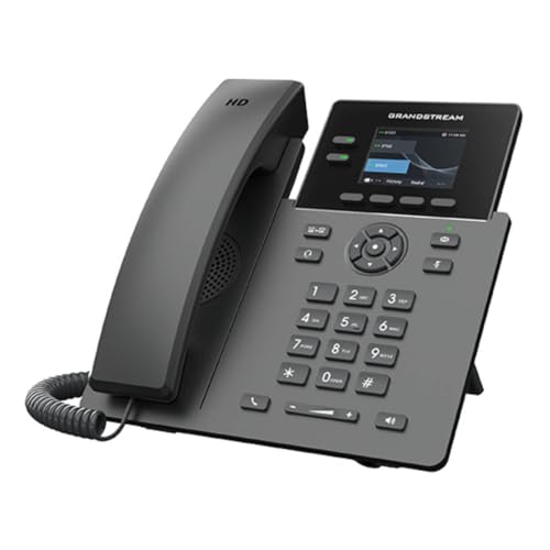 Grandstream GRP2610 IP Phone | 2 Lines, 2 SIP Accounts | 2.4-Inch Color Display | Dual-Port Gigabit Ethernet