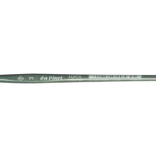 da Vinci Modeling Series 465 Forte Gaming and Craft Brush, Filbert Extra-Strong Synthetic with Blue-Green Handle, Size 3