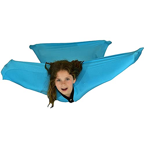 Kids Autism Sensory Body Sock Breathable Sensitivity Seamless Sox Sensory Full Body Cocoon Sock for Children & Aldult with Special Needs (Color : Sky Blue, Size : X-Large)