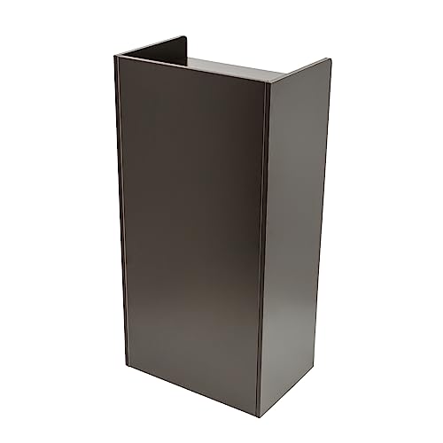 41" Podium Stand, Rolling Wood Lectern Podium with Storage Shelf Presentation Stand Church Pulpits for Church School Conference Podium Stand (Black)