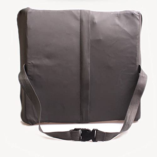 MOLYSAK Electric Car Massage Lumbar Back Support Cushion seat Massager Pillow for Office Chair PU Leather