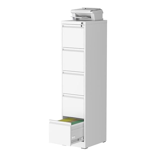 FOSTOKO 5 Drawer File Cabinet for Home Office, Vertical Filing Cabinet