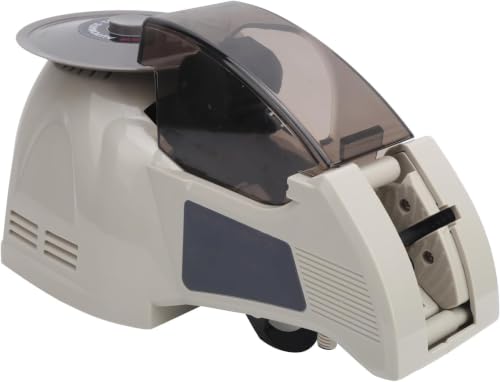 Automatic Rotary Disc Tape Dispenser with Cutting Length 10-60mm & Tape Width 5-25mm, for Office Warehouse Home Packaging