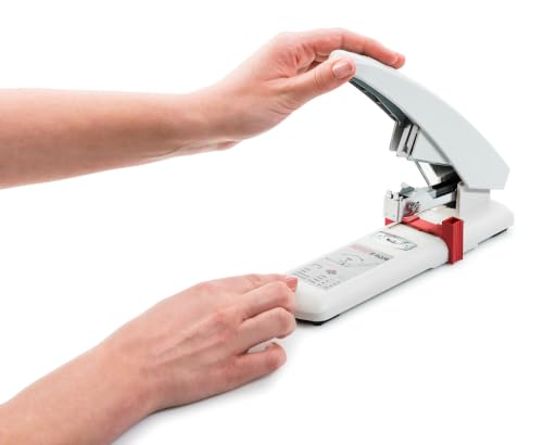 Novus B40 Heavy Duty Stapler, 100 Sheet Capacity, Anti-Jam, 2.25" Stapling Depth w/Adjustable Guide, Staple Bypass, German Engineered (023-0056)