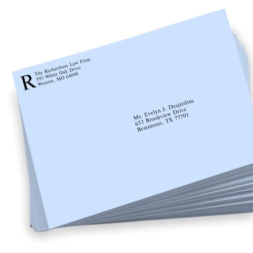 LUXPaper 9 x 12 Booklet Envelopes | Baby Blue | 80lb. Text | 500 Qty
