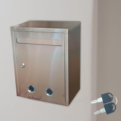 RYGVPR Suggestion Box Donation Box with 2 Keys Organizer Ballot Comment Box Tip Money Box for Contest Feedback Ballots School Voting