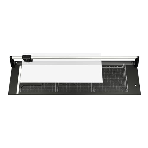 36in Professional Rotary Paper Cutter Trimmer, Manual Precision Paper Trimmer for Crafting and Scrapbooking Art Paper Jam Photo Paper Film