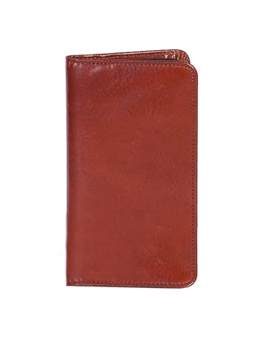Scully Italian Leather Pocket Telephone/Address Book (Cognac)