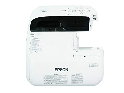 Epson BrightLink Pro 1430Wi 3LCD Projector 3300 ANSI WXGA Ultra Short Throw HDMI, Bundle Remote Control, Power Cable, HDMI Cable