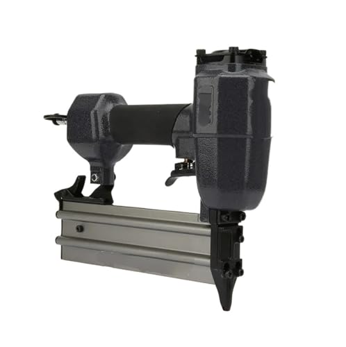 LPXDS Pneumatic Staple Gun,Oil-Free Pneumatic Staple Gun F50 Pneumatic Nail Woodworking Air Nailing Tool Stapler Straight Nail Furniture Pneumatic Staple Nailer